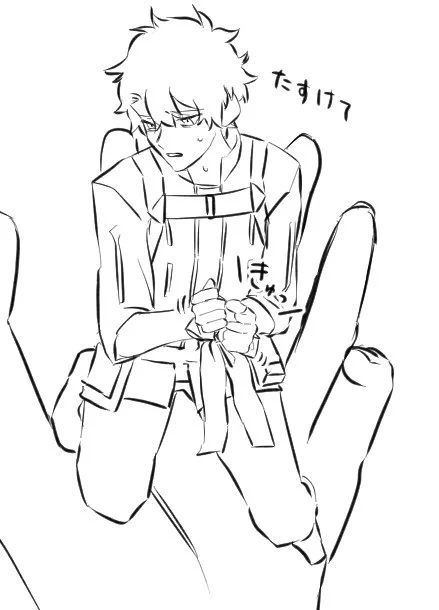 また手に乗せてる…