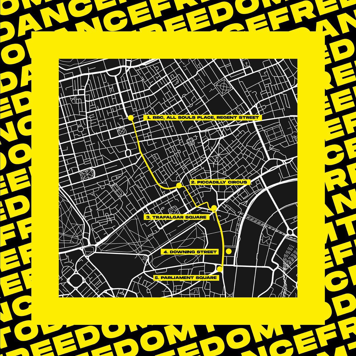 FunkButcher's tweet image. #FreedomToDance March today ❤️✌🏾

If you’re coming down, good vibes only 😊 

I’m supporting the Hospitality sector and the disruption and disregard to our important music infrastructure. That’s the ONLY message I’m behind today.