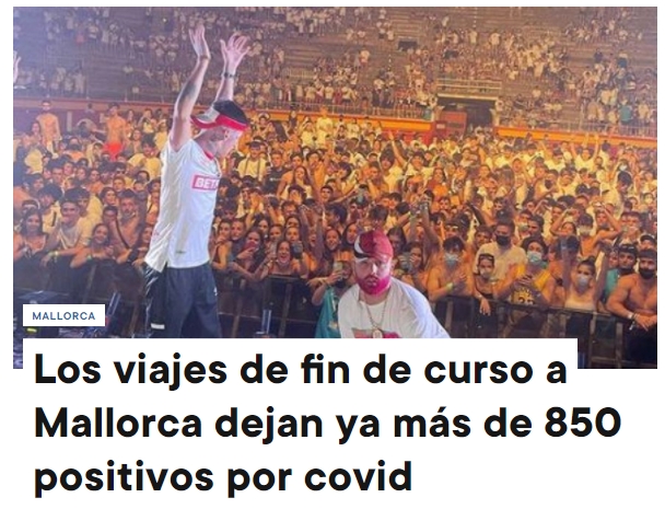 Voy a intentar explicaros por qué a las gentes de Mallorca se nos queda cara de tonto con lo del macrobrote de los viajes de estudios.