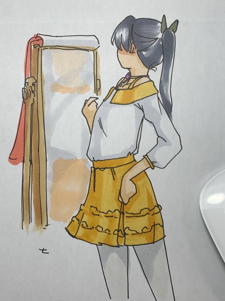 「#みなさん去年の今頃はどんな絵描いてましたか 」|ひじからのイラスト