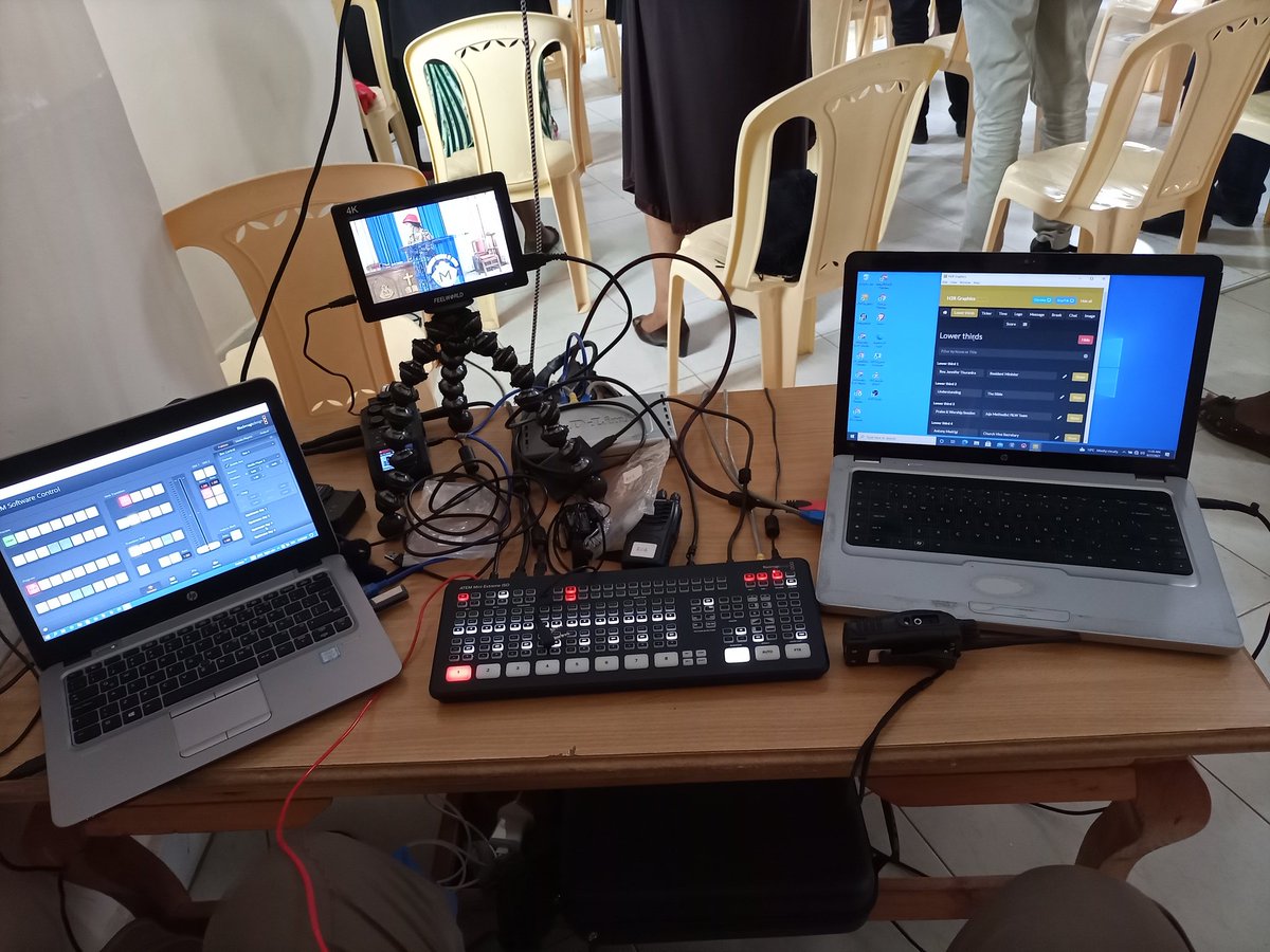 RikkysStudio's tweet photo. ATEM Mini Extreme ISO setup for live recording and livestreaming.

Bookings ongoing on +254755100555/+254755099555 or email us info@rikkys.co.ke or WhatsApp us on https://t.co/WiR3j1UXhB https://t.co/QNOxoEDWI6
