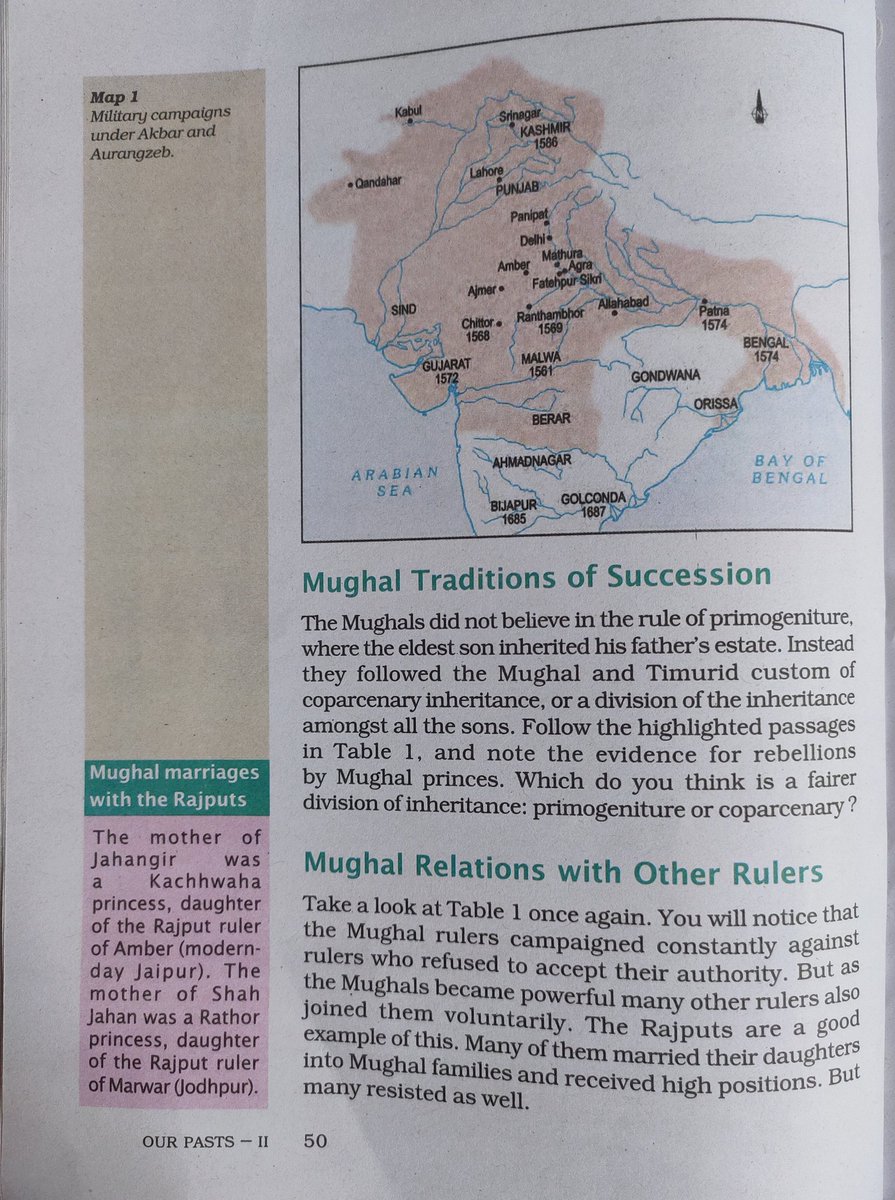 _Hiranyaa's tweet photo. @ncert
#HISTORY
Class VII
#Legacy Pic 1
#GreatLineage Pic 2
#Primogeniture_Nonbeliever Pic 3
#Treating_Rajputs_With_Honour Pic 4 https://t.co/eqatcrqxU2