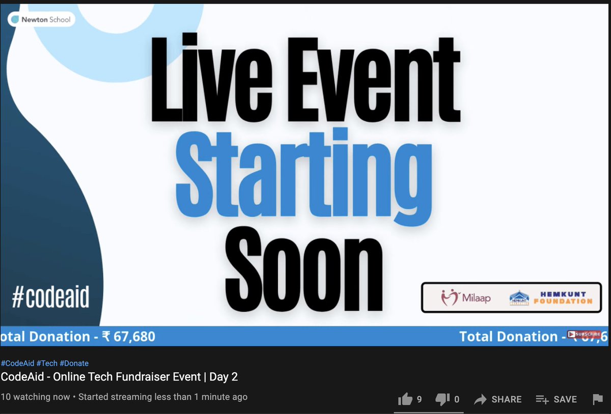 CodeAidConf's tweet photo. We're live with Day 2 of #CodeAid, our first Speaker @hitherejoe already joined backstage and will go live in the next 5 minutes.
He'll be talking about Adopting #JetpackCompose for your existing #AndroidDev app.
Join Live: https://t.co/1Jihi3rsGJ
Donate: https://t.co/PFw5KqZuav https://t.co/hfLZsTZEyB