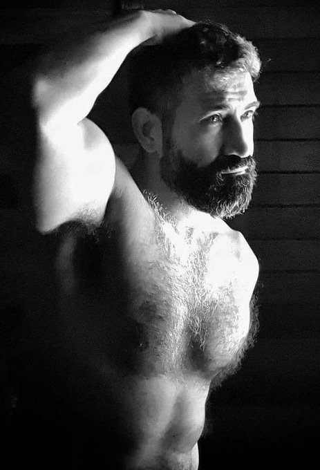 ?June 27, 2021? #hairsome #hairychest #hairygay #hairyfan #scruff #beardedhomo #beard #hairymen #gay