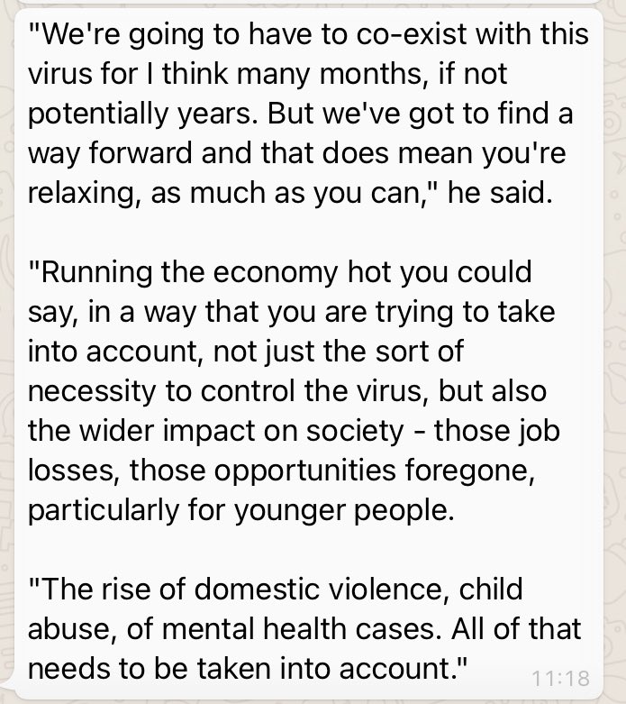 robpowellnews's tweet image. New Health Secretary Sajid Javid speaking to our @BethRigby about lockdowns last May 👇🏻

Could this appointment change the cabinet balance on how quickly rules &amp;amp; restrictions are reached for? 

news.sky.com/story/coronavi…