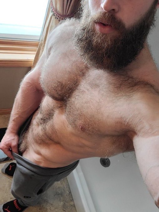 ?June 27, 2021? #hairsome #hairychest #hairygay #hairyfan #scruff #beardedhomo #beard #hairymen #gay