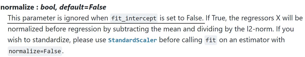 industrial_ds's tweet image. sklearnのElasticNetで変数選択する際、
デフォルトで「標準化しない」になっているので要注意。私は後で気付いて解析し直しました😅

scikit-learn.org/stable/modules…

#ElasticNet