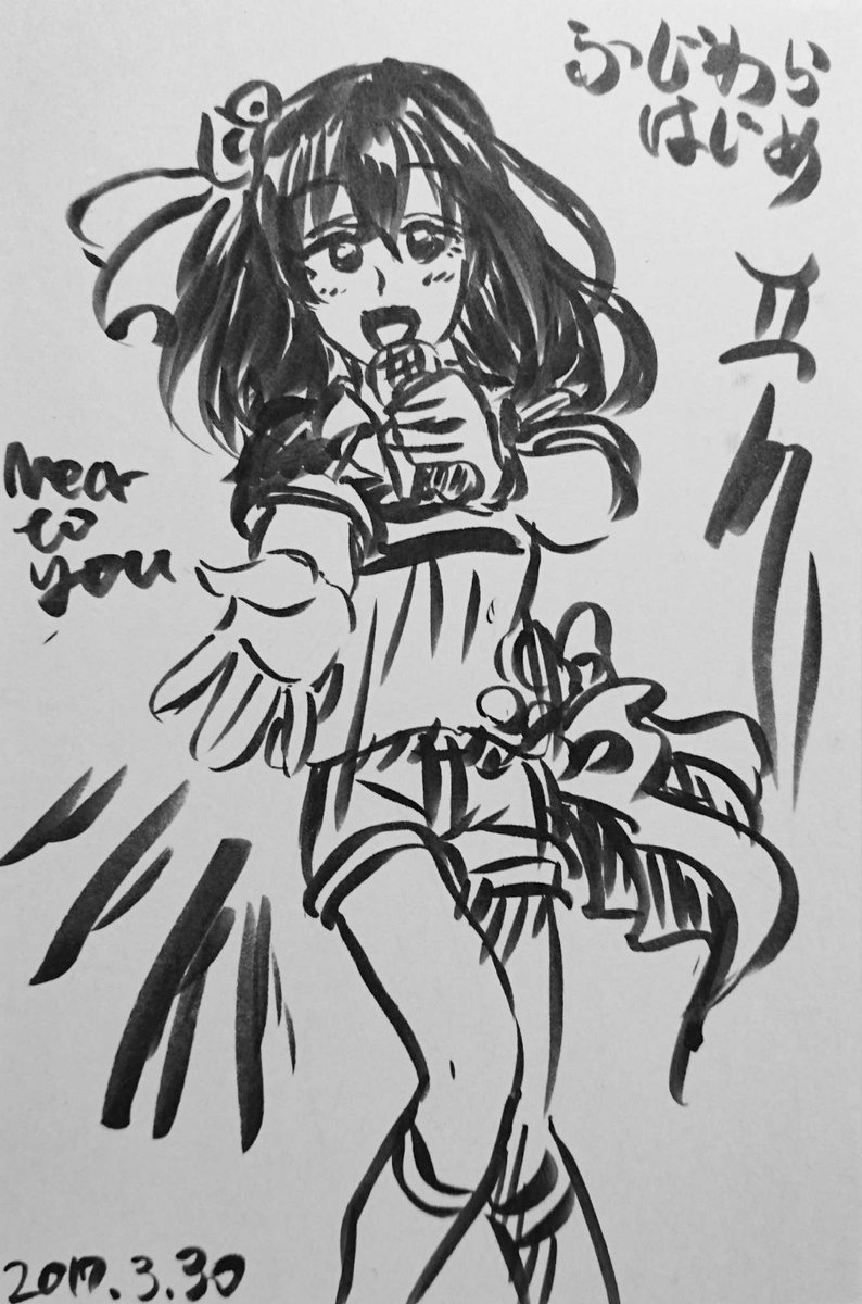 昔に何回かこの衣装で描いてます 