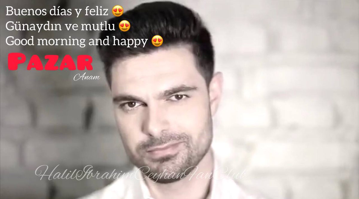 HalilClub's tweet photo. Buenos días y sobre todo ... Feliz Domingo!!!
#FelizDomingo #BuenosDias #gunaydin #pazar #HalilİbrahimCeyhan #halil #SehYam #silaturkoglu #Emanet #Legacy https://t.co/N9VL9wMTdD