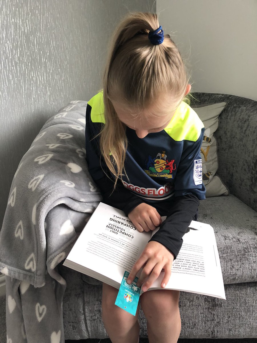 Her pre match breakfast eaten and abit of inspiration from her favourite @ManUtd player @MarcusRashford before her tournament this afternoon. #YouAreAChampion