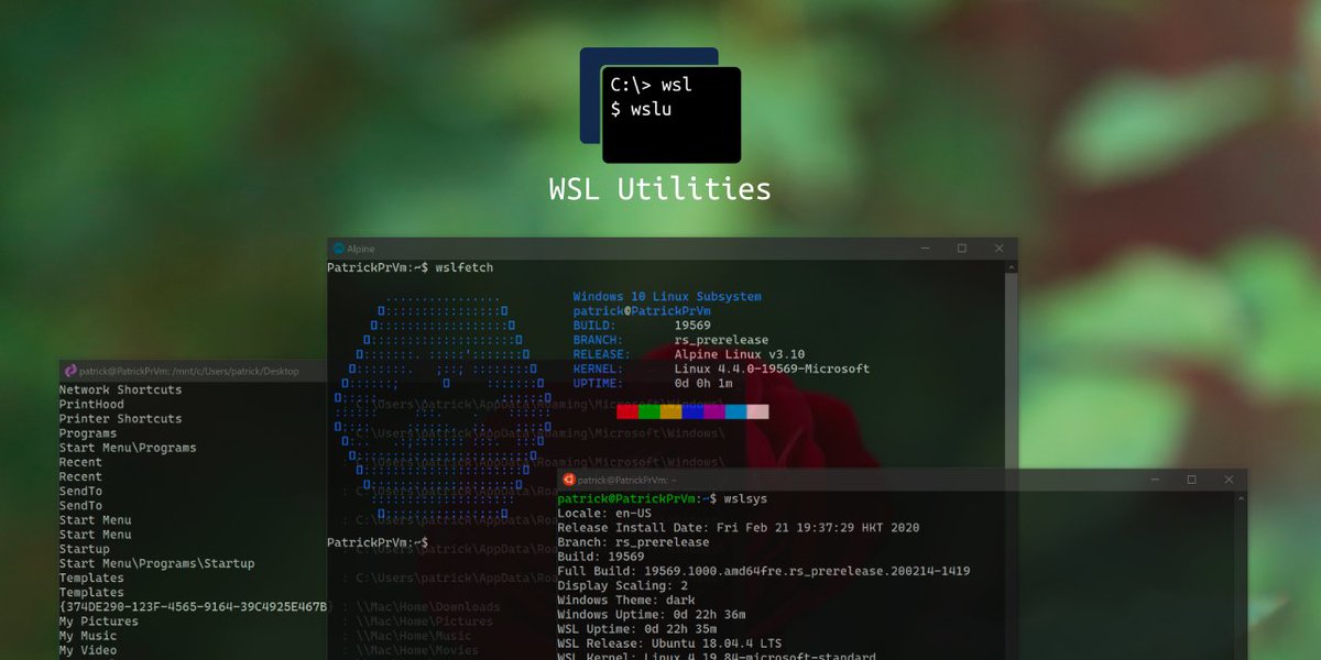 NationalCyberS1's tweet photo. WSLU:- A collection of utilities for #Windows10 #Linux Subsystems
#Download #LINK:- https://t.co/uX75IL5Fwc
#CyberSec #cybersecuritytips #Ethicalhacking #bugbounty #networkSecurity #DataSecurity #pentest #TechnologyCyberSecurity #infosec #cloudsecurity #tools #Onlineclass #NSEC https://t.co/ZkzE1Qim4G