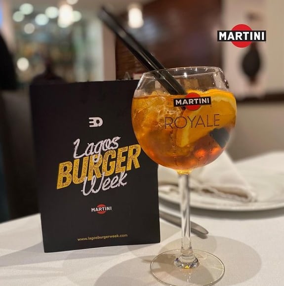 AweLagos's tweet photo. Do something cool this summer with your besties! Hop along on the
Martini x Eat Drink Lagos Burger Week Tour and be served the finest
burgers around town coupled with some signature Martini cocktails.
For more information, follow @EatDrinkLagos
#Martinitime #Lagosburgerweek https://t.co/CnwEMaSa2v