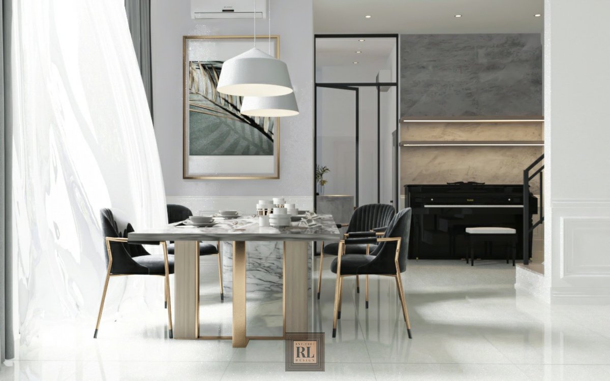 RedLandDesign's tweet image. Marbella, a project by #teamkeris has seen capturing young buyers heart, leading to one of the #interiordesign projects which expected handover by 2022. Here&apos;s the glimpse of study and living designed in a modern elegance ambience.