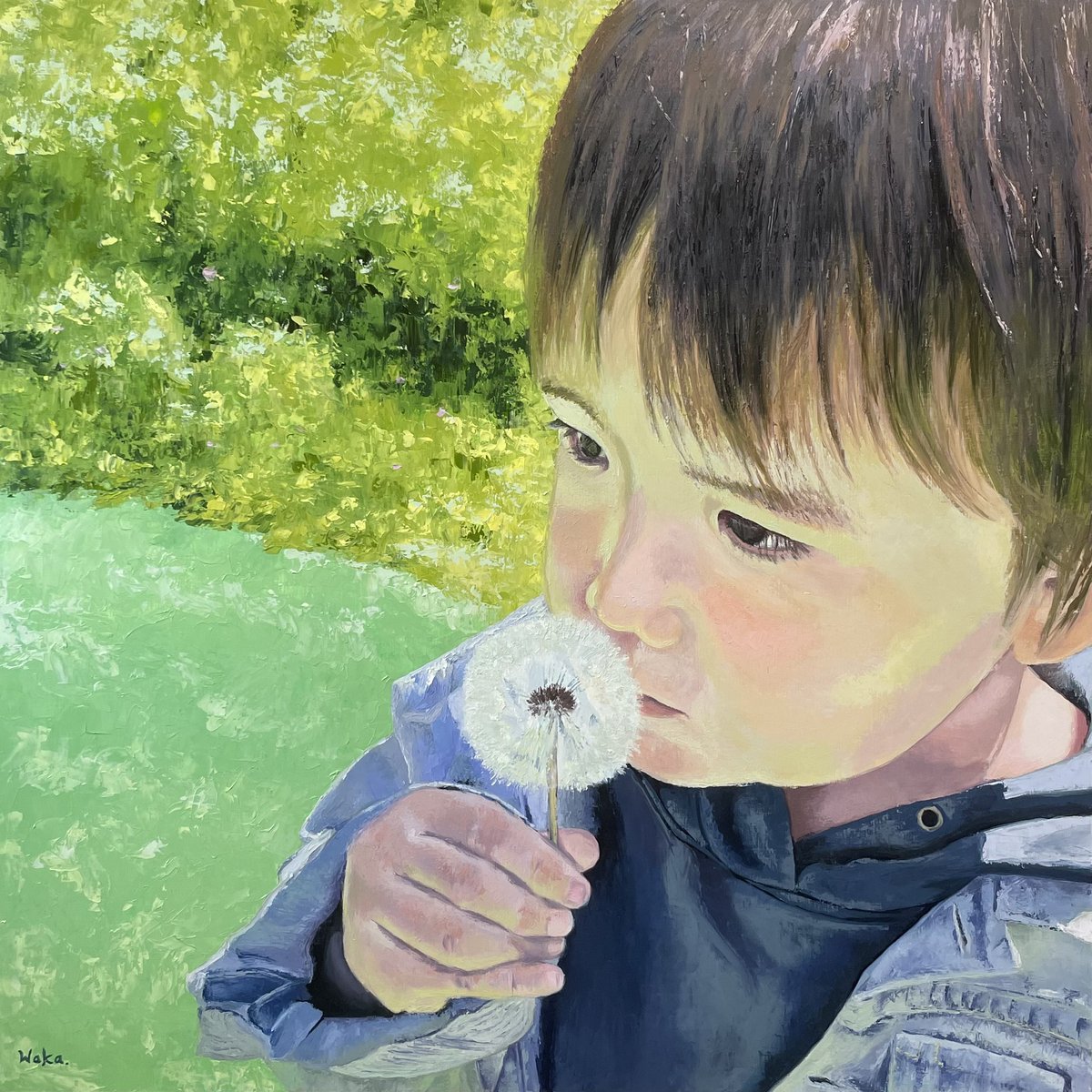 得意なモノマネは空野とりっぴいとくいしんボンです 和華 個展8 5 8 22のイラスト 得意なモノマネは空野とりっぴいとくいしんボンです 和華 個展8 5 8 22のイラスト