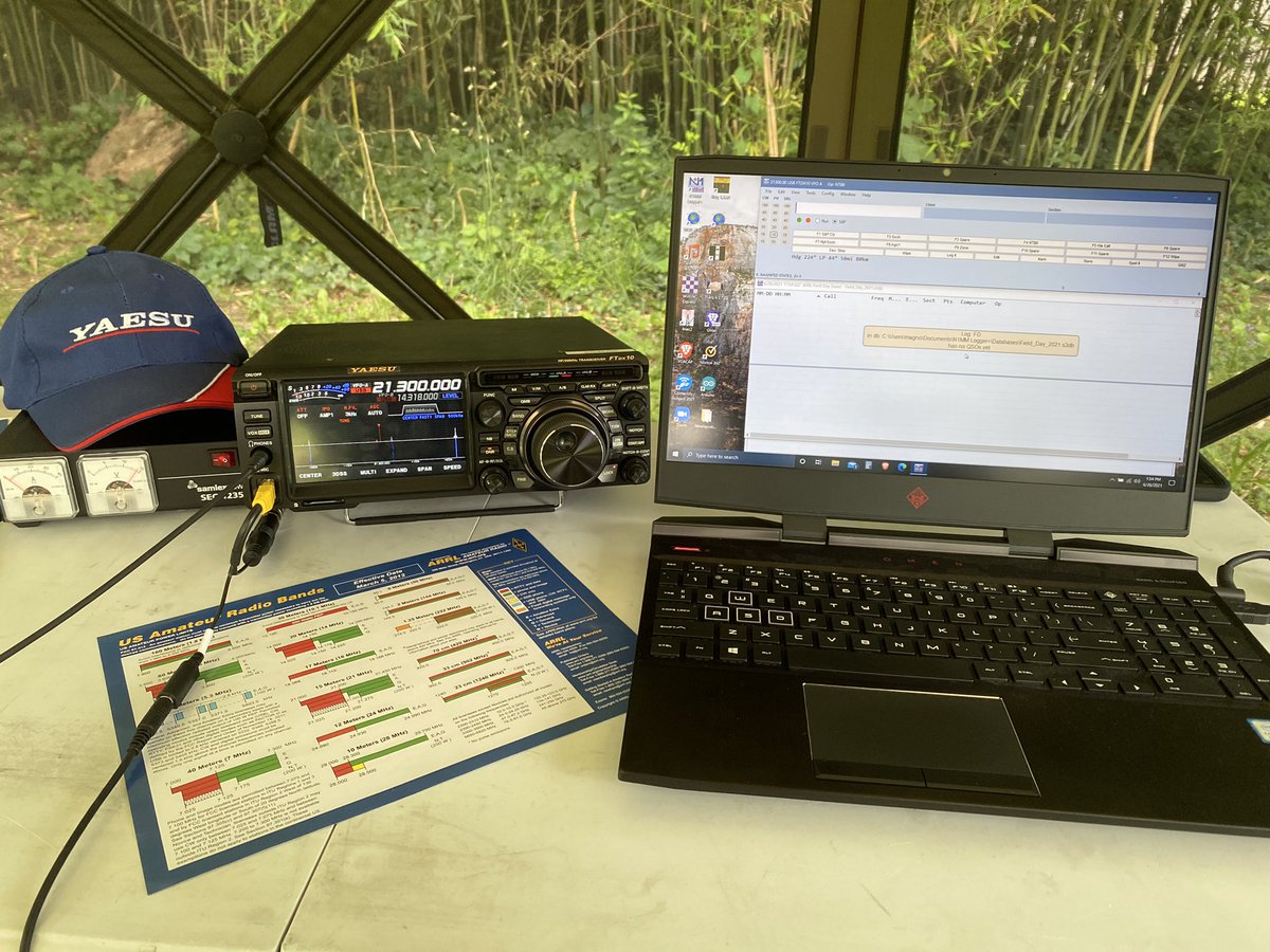 CQ CQ CQ! Field day ops. #arrlfieldday2021