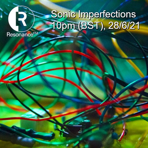 SonicImperfecti's tweet photo. Join us at 10pm (BST) tomorrow night on @ResonanceFM for an hour of new experimental and unusual music - including Haroon Mirza, Mark Leckey/Steve Hellier &amp; @DominicLash https://t.co/Rd4oskKDu1