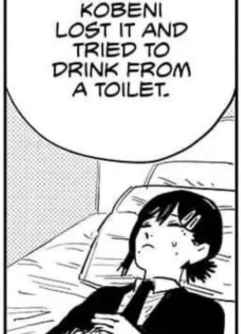 when people ask me why kobeni is my fav character, i show them this manga panel 