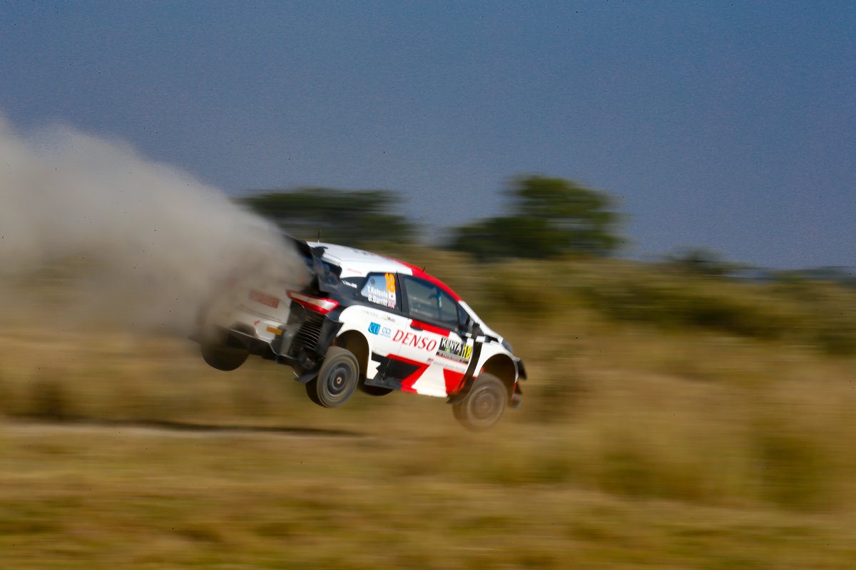 TGR_WRC's tweet photo. It's a #YarisWRC 1-2 on the return of the legendary #SafariRallyKenya! 🥇🥈🙌

Victory for @SebOgier and Julien Ingrassia after a brilliant fightback, and a fantastic first #WRC podium for @TakamotoKatsuta with @danielbarritt! 💪

#ToyotaGAZOORacing #PushingTheLimitsForBetter https://t.co/KZk5Mfmp0M