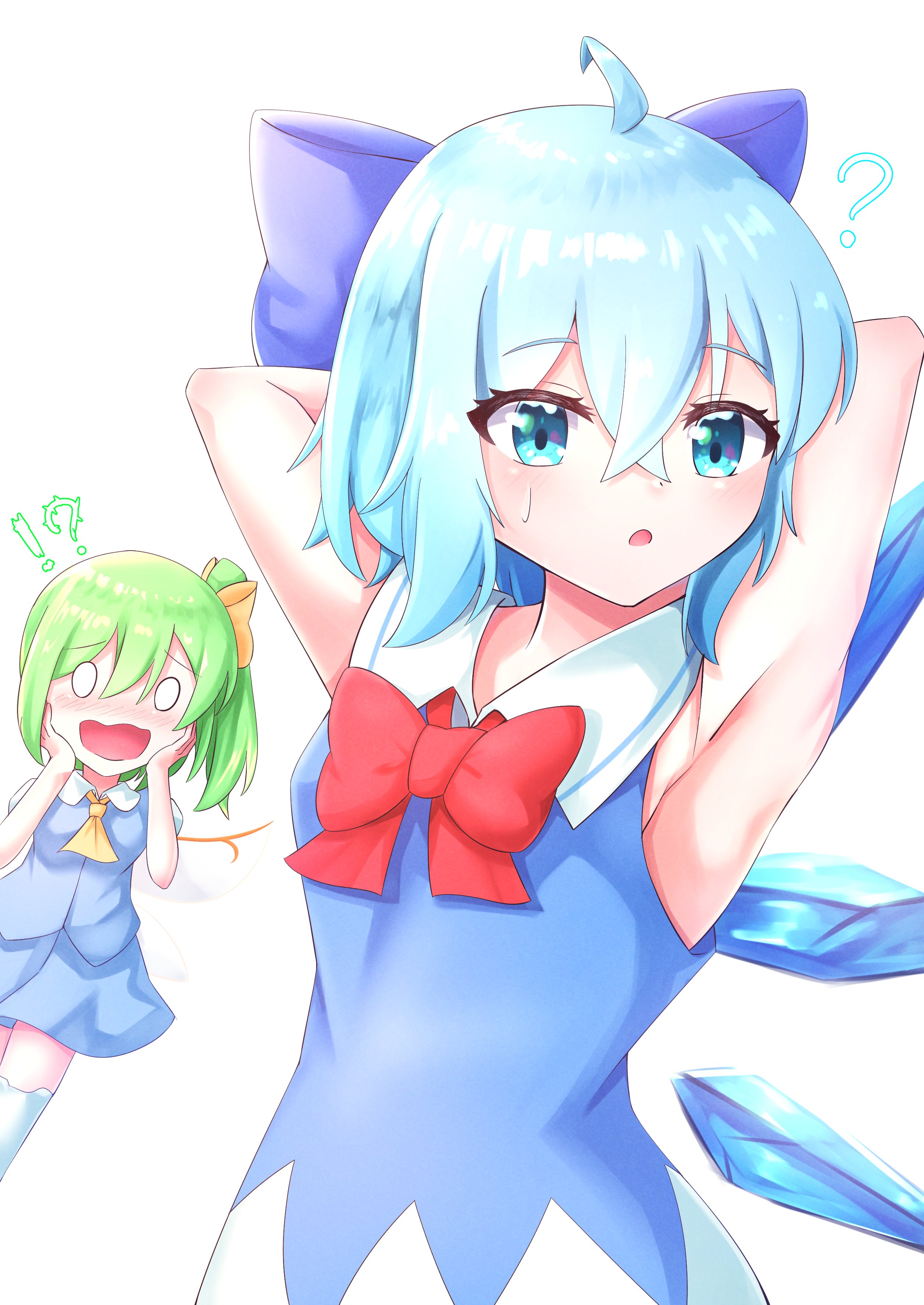 鈴木えいる ノースリーブチルノ 東方project チルノ イラスト イラスト好きな人と繋がりたい T Co Hdvga5mhrt Twitter