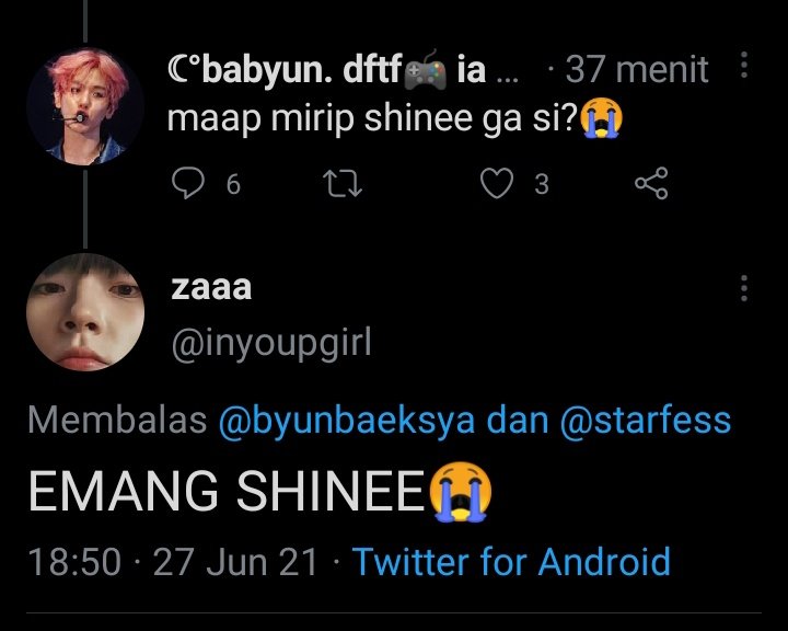 txtdarishawol's tweet photo. WKWKW ngakak banyak yang tertipu 😂 tapi emang SHINee tampang rookie semua😭❤️
#SHINee @SHINee
#ONEW #JONGHYUN #KEY #MINHO #TAEMIN https://t.co/1HUmOhfu6n