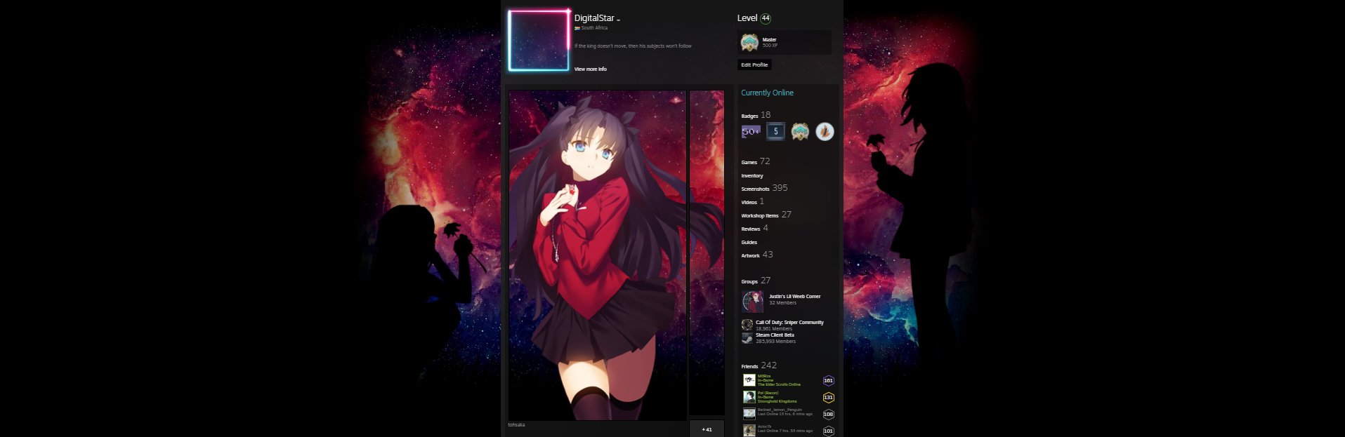 Digitalstar7802 Now Available To Download T Co Ynjxwh2woy Steamprofiledesign Steam Steamart Artwork Anime Fatestaynight Fate Fategrandorder Tohsaka Tohsakarin Rin Rinthosaka T Co Vd2zcxt3kc Twitter