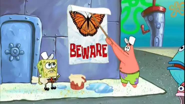 LilSun27's tweet photo. Udah lama padahal diingetin spongebob biar hati-hati sama song kang:') https://t.co/qQtpATDSn4