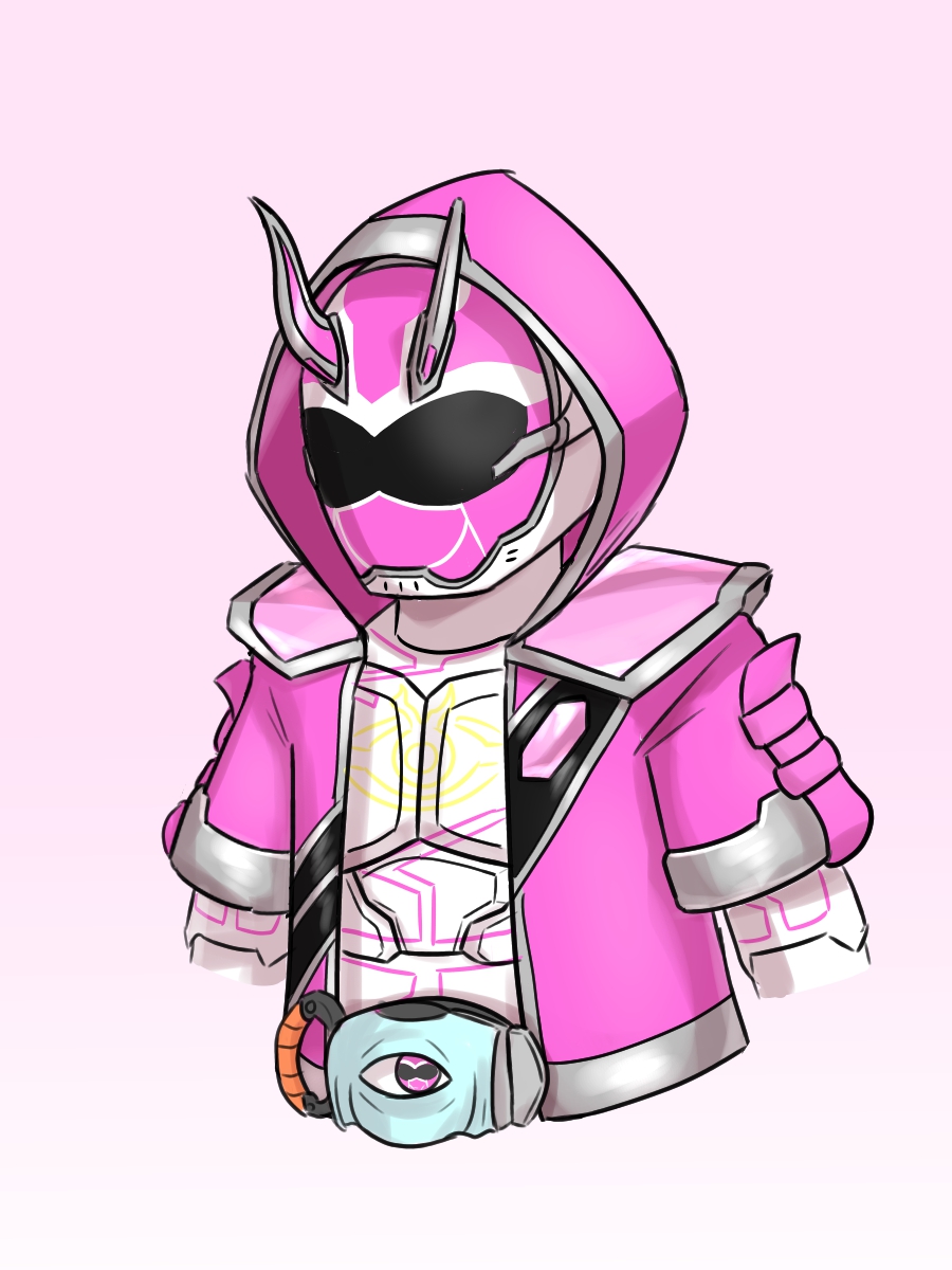 hood pink jacket jacket 1boy upper body male focus cropped torso  illustration images