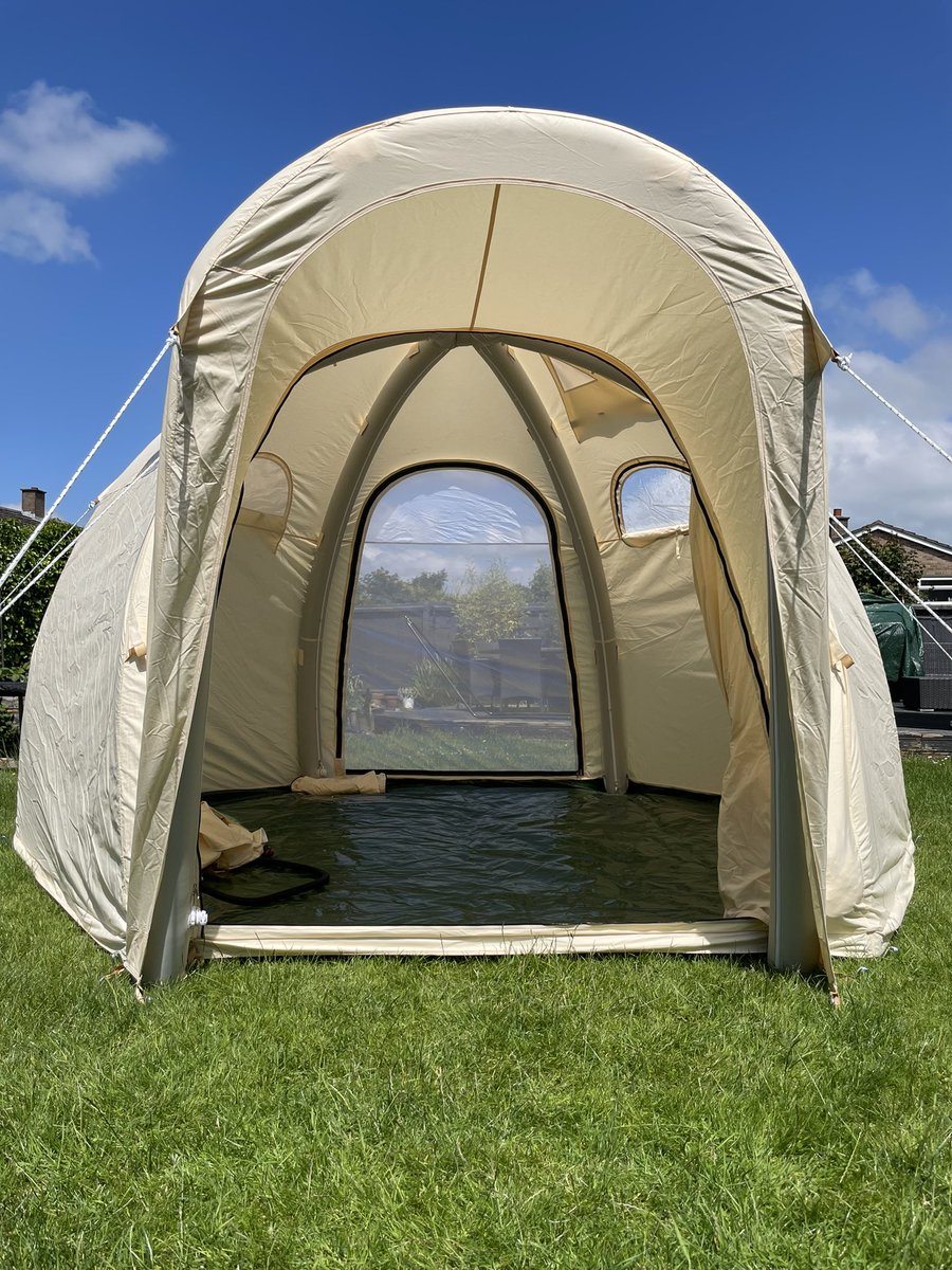 podtents's tweet photo. We have spent lockdown working closely with our factory to design a Pod Canvas Air beam. Using a canvas material with special treatments that out performs all other canvas materials. #podtents #camping #campingundercanvas #campinglife https://t.co/pmrMuIgMJZ