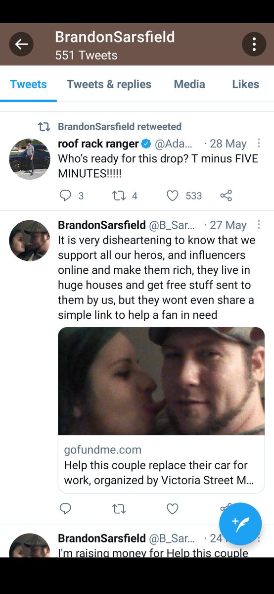 Carl57590906's tweet photo. @B_Sarsfield @out_lz @Adam_LZ This is the type of person you are you moan and cry about these influencers yet you still retweet there stuff? Stop trying to make people feel bad because honestly looking at your page it isn't working https://t.co/vMPimKhMnk