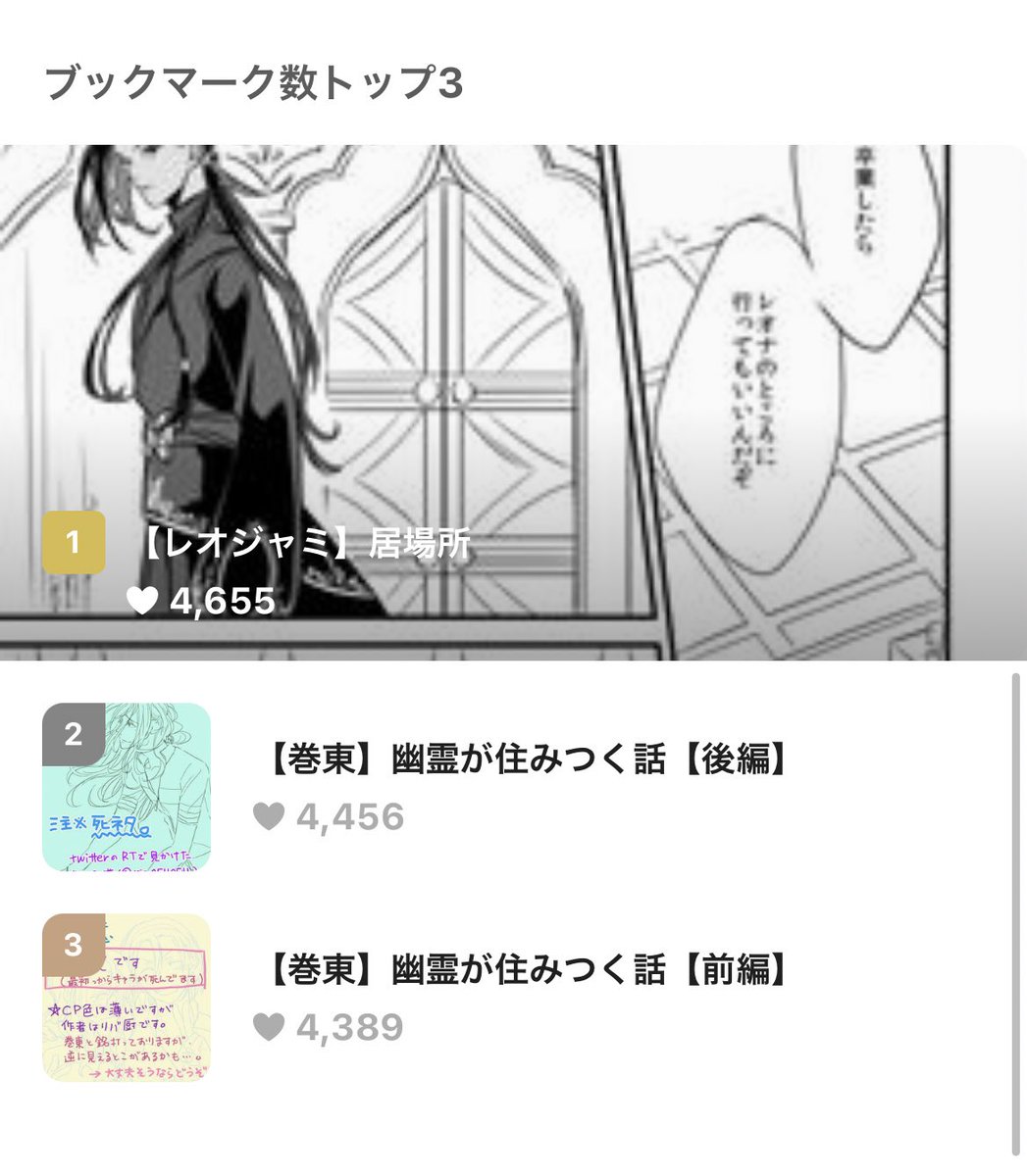 そしてレオジャミ作品が、とうとうペダルの幽霊話のブクマを超えたみたいで嬉しいような寂しいような😌
殴り描き同様の作画ではありますが、幽霊もなかなか思い入れの深い話でありました、、 