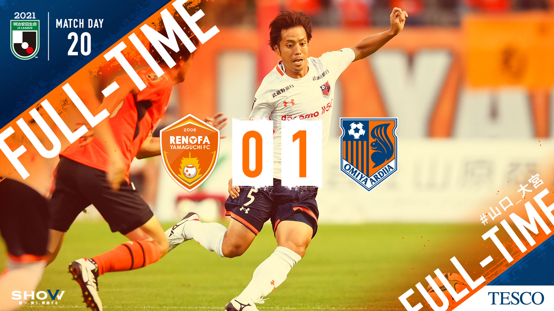 大宮アルディージャ 公式 21明治安田j2第節 山口戦 0 1で勝利しました Ardija 大宮アルディージャ Show Jリーグ 山口 大宮 寝ても大宮 T Co Rmpd6rnb6q Twitter