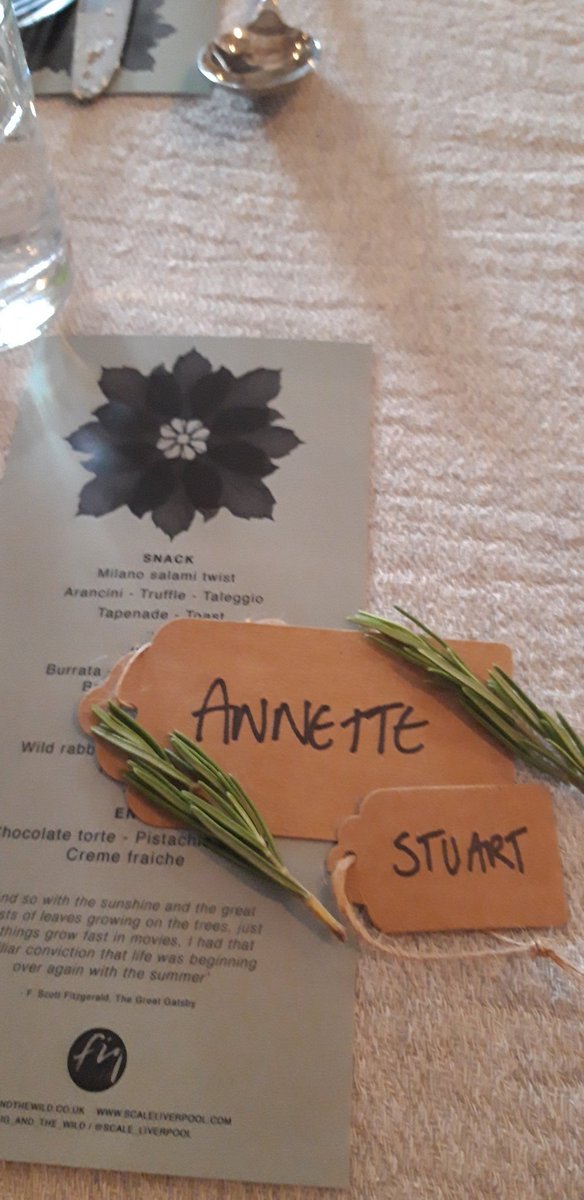 First indoor dining experience since January 2020, a delayed <a href="/fig_wild/">fig and the wild</a> supperclub dinner for the husband's 60th birthday <a href="/Scale_liverpool/">Scale</a> - worth the wait,hope we won't have to wait 18 months for the next occasion!