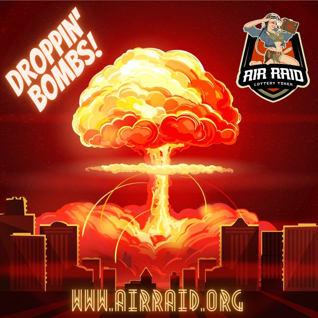 AirraidOrg's tweet photo. All hail the mighty $ARAID..

Cuz we're about to drop a 💣 on the #cryptoworld‼️ 

#uniswap #bilaxy #etherscan #ERC20 #eth #ethereum #VitalikButerin #veterans #cryptonews #Trending https://t.co/JCx4dMutGH