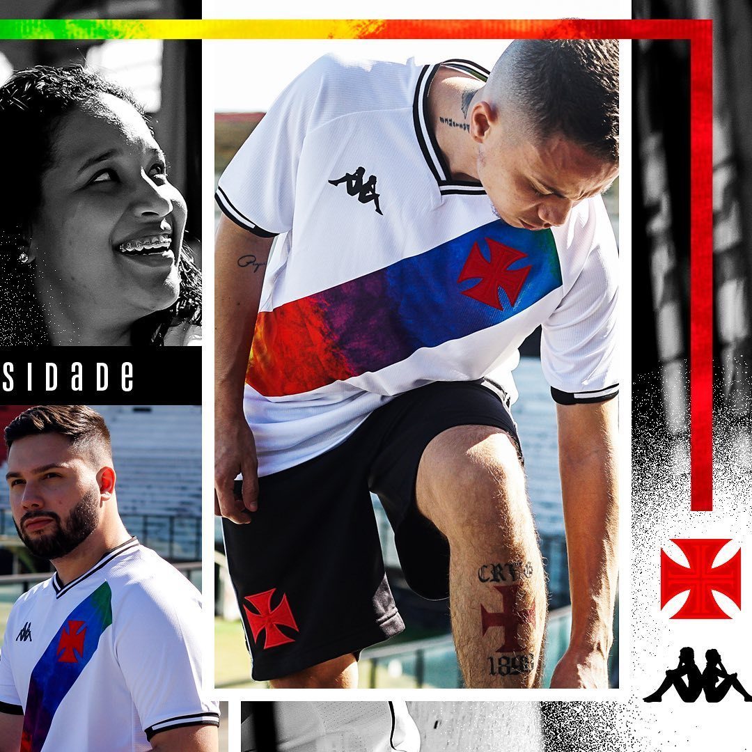 Em homenagem ao Dia Internacional do Orgulho LGBTQIA+, que é comemorado em 28/06,  lançamos hoje essa camisa especial! 

🌈✊🏿💢

📸 Matheus Lima 

#VascoDaGama #RespeitoEDiversidade #Pride