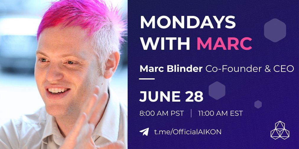 TeamAIKON's tweet image. 🚨 Join AIKON CEO @mblinder for an #AMA tomorrow at 8AM PST/ 11AM EST. He'll be chatting all things @AlgoFoundation grant anniversary, the future of #blockchain technology and more. 

See you tomorrow at  t.me/OfficialAIKON.