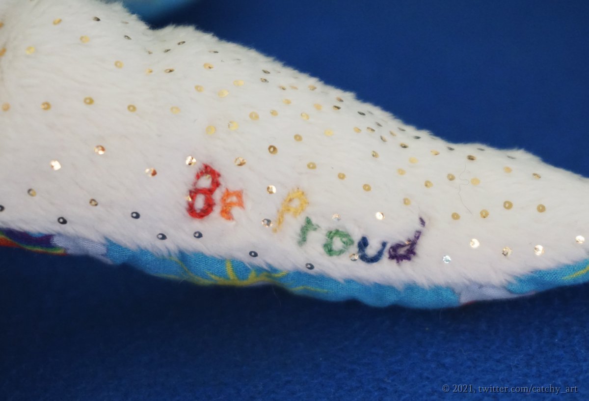 Catchy_Art's tweet photo. Also made a #Pride sea flap flap.
Can't decide if I keep this one or find them a new home (only shipping to germany if anyone is interested). 
#CatchyPlush https://t.co/Bwdf5MCRy0