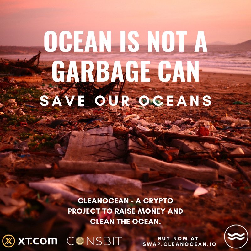 gtmanoj235's tweet photo. @BitcoinCoyote Don’t say you didn’t hear about @cleanoceantoken. It’s going to skyrocket soon 🔥 Charity tokens with Tokenomics is the next big thing 🔥 

A coin with a greater purpose. Help us to save our Oceans.

#CleanOcean #CleanOceanToken

Join us 🔥🚀 https://t.co/w2T2SSbqmy https://t.co/xh2REcqH4S
