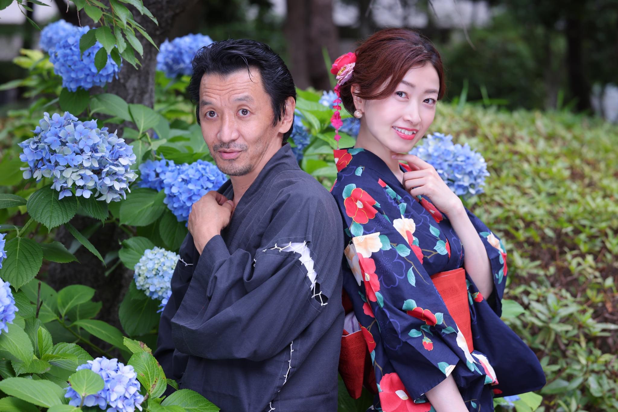 土屋勝義on Twitter 紫陽花浴衣美人 甚平男 紫陽花 浴衣 紫陽花浴衣美人https T Co Ny3m7srucx Twitter