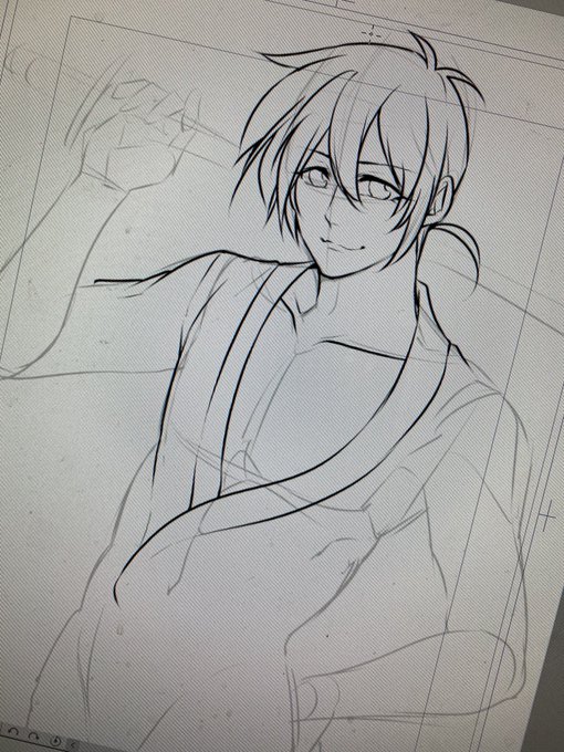 ネームの間の一休み(@'ω'@)
さて、誰でしょう!

てかひたすらモニター画面汚いな。
落書きの前に軽くデスク周り綺麗にするか。笑💦 