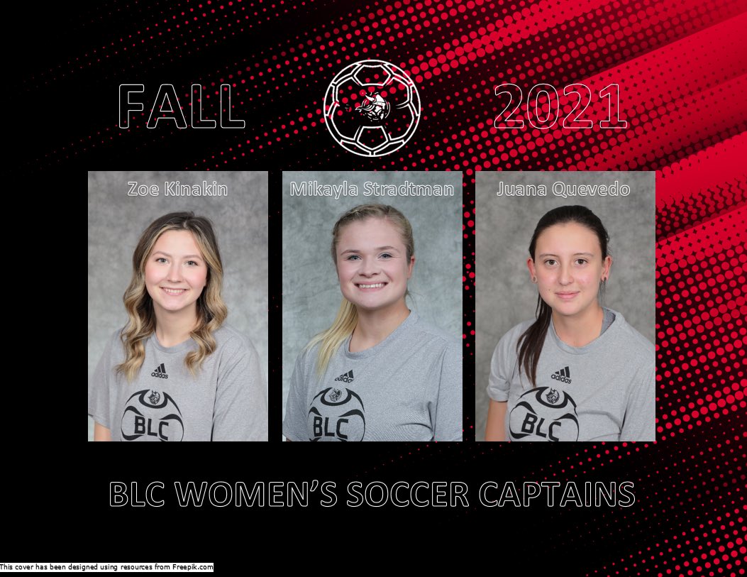 BLCWSoccer's tweet photo. We’re back! 🥳 After a fairly quiet month on social media, get ready for our incoming player commitment posts starting tomorrow every Mon, Wed and Fri for the next few weeks! 💃🏼In celebration of the fall season coming up, we are happy to announce our 3 captains!!! 🔴⚪️⚫️#GoBLC https://t.co/pTwmQ12CFj