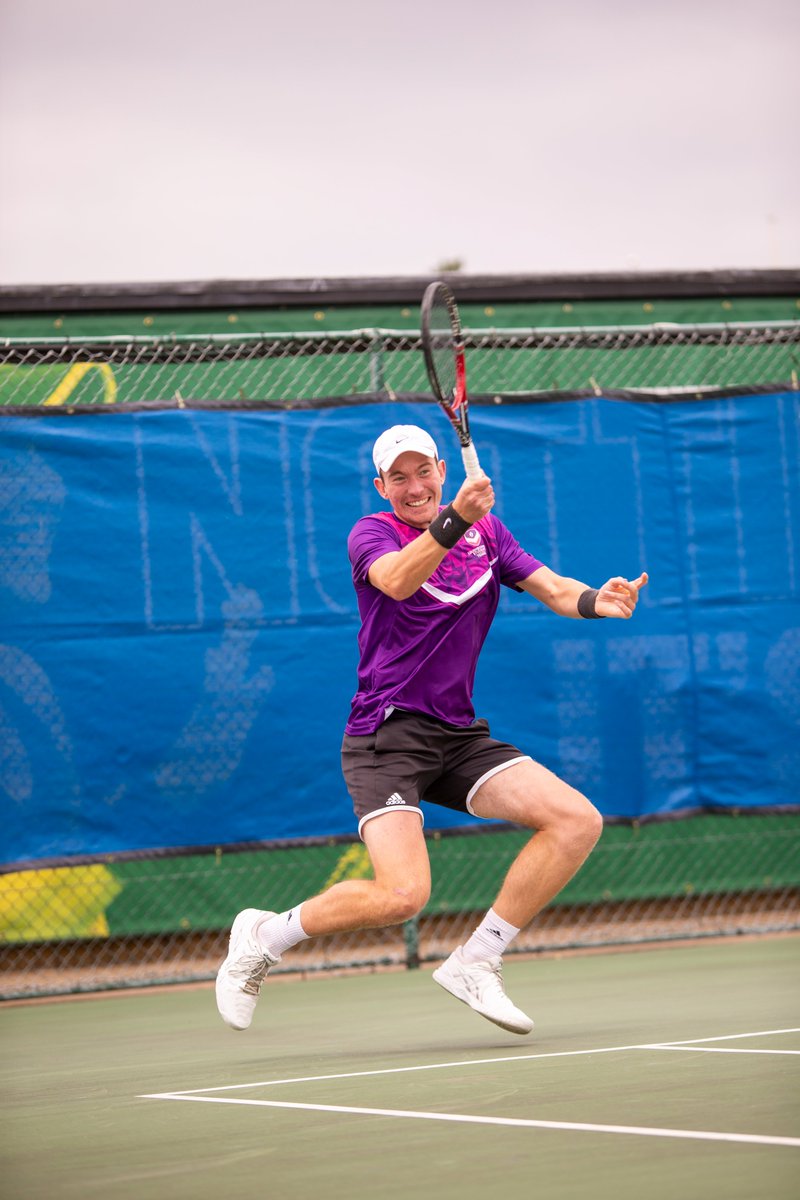 Your 2021 BUCS Tennis Men's Champion... Michael Shaw, from @LboroTennis! 👏🏽🏆 Brilliant performances over the whole weekend, and a great final against Ben Stride from @WarwickTennis. @BritUniTennis | @LboroSport