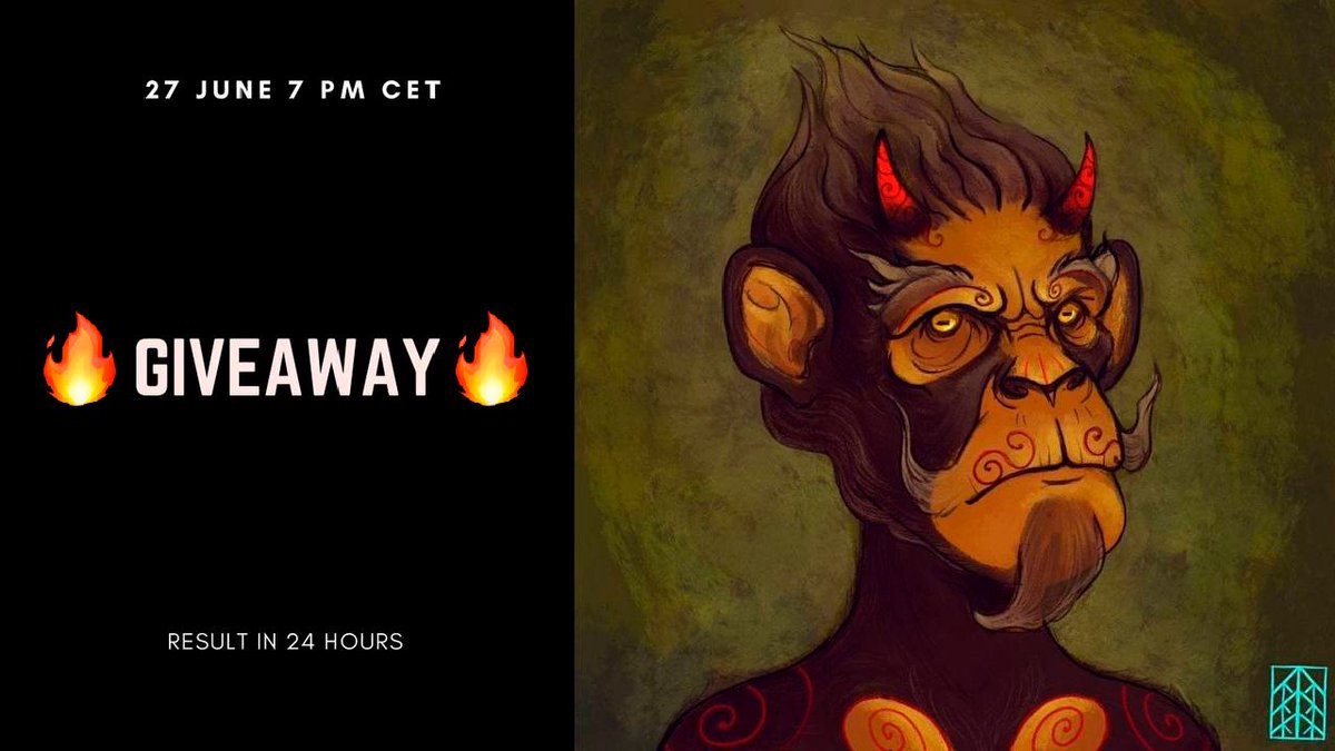 CvrsedNFT's tweet photo. 😈#CVRSED #NFTGiveaway 😈

🤩CVRSED#040 - MISCHIEF🤩 will accompany one lucky person!

🚀Follow&amp;RT
✍️Tag #NFT collectors

Best of luck!

❗️Results in 24hrs.

Discord: https://t.co/rpVtNuP8Dx

#NFT #nftcollector #nftarts #NFTartists #NFTCommunity #artwork #digitalart #cryptoartist https://t.co/JNIbjkmDee