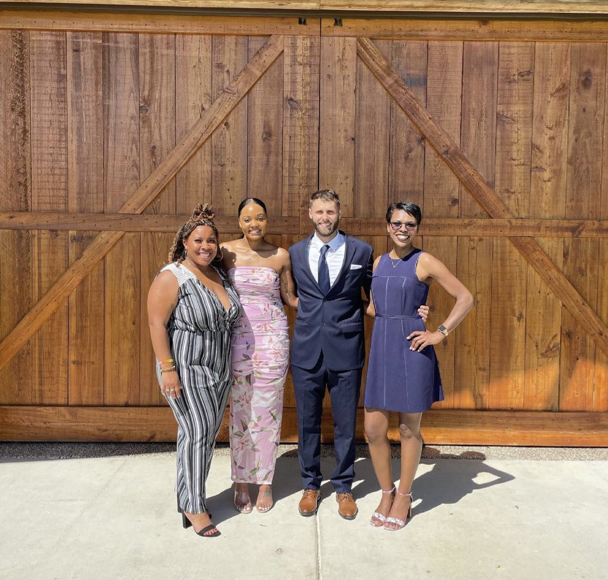 SouthAlabamaWBB's tweet photo. Congratulations, Mr. and Mrs. Brooks! We loved celebrating your Wedding Day!
6.26.21. 💍❤️
@JDBrooks22 | #OneForTheBrooks https://t.co/52ovMiWg3M