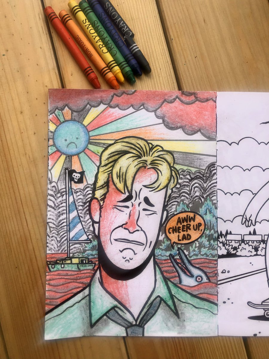 Nice afternoon at  <a href="/alphabetbrewing/">Alphabet Brewing Company</a>  watching <a href="/yohammohammo/">yohammohammo</a> and attempting some artwork (colouring in). Sorry <a href="/vanderjames/">James Van Der Beek</a> for the sunburn / bad trip.