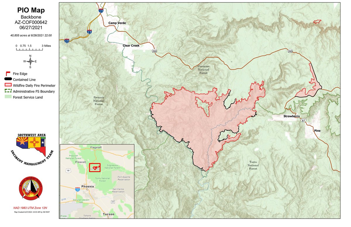 backbone_fire's tweet image. #Backbonefire2021 Public Information Map for June 27, 2021 inciweb.nwcg.gov/incident/maps/…
U.S. Forest Service - Coconino National Forest