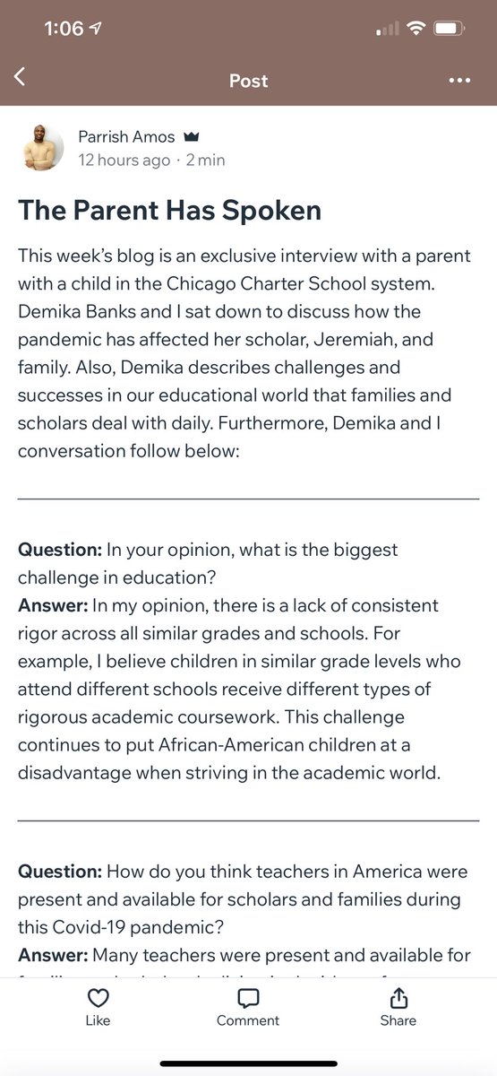 Teacher_Table's tweet photo. New blog post, this week I sat down with Demika Banks🥳 she shares her experience and thoughts of this past school year and how her family were affected and impacted👏🏾

https://t.co/O8NMsVYCyJ https://t.co/lQvHKx0Q5h