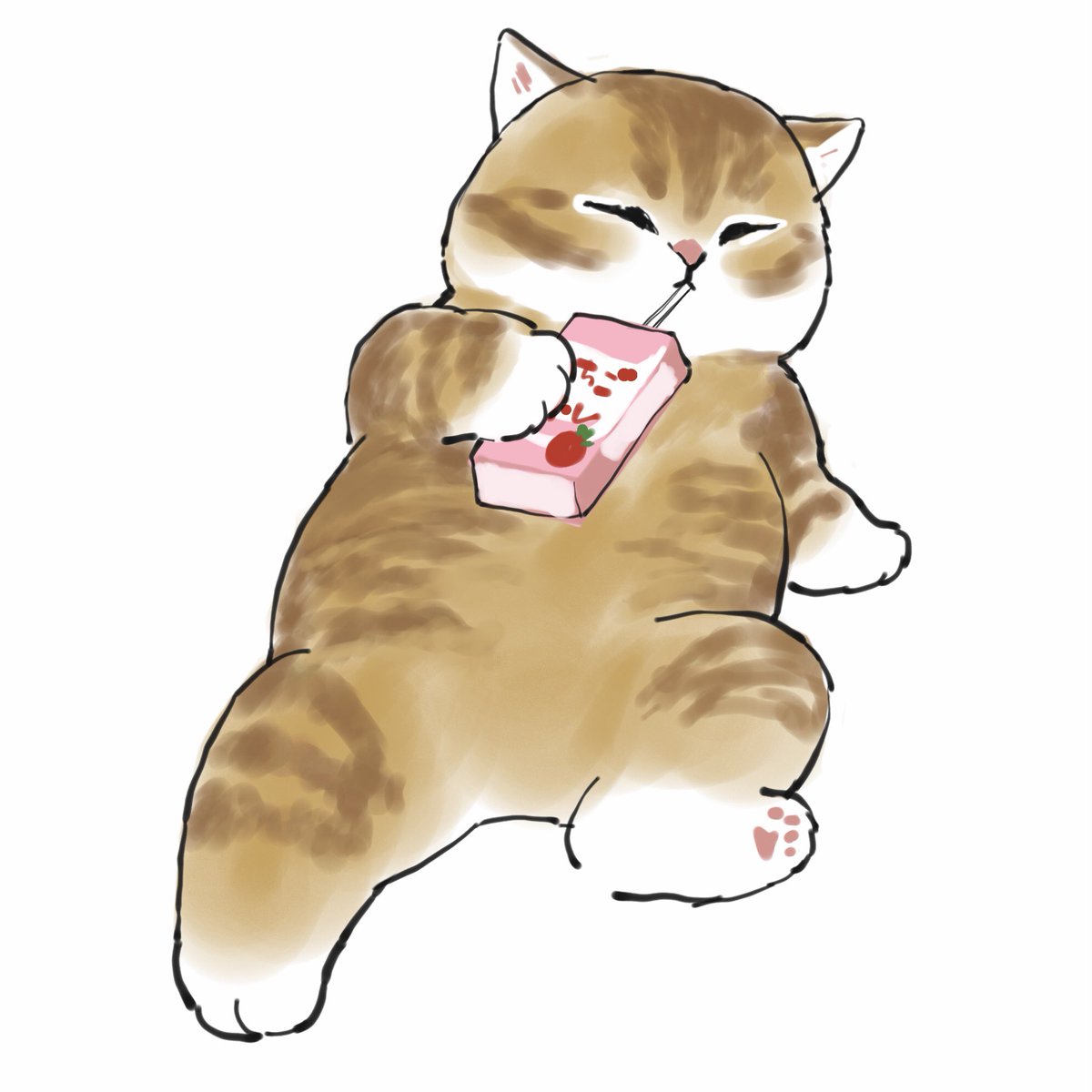 「水分補給 」|ぢゅの🐈のイラスト