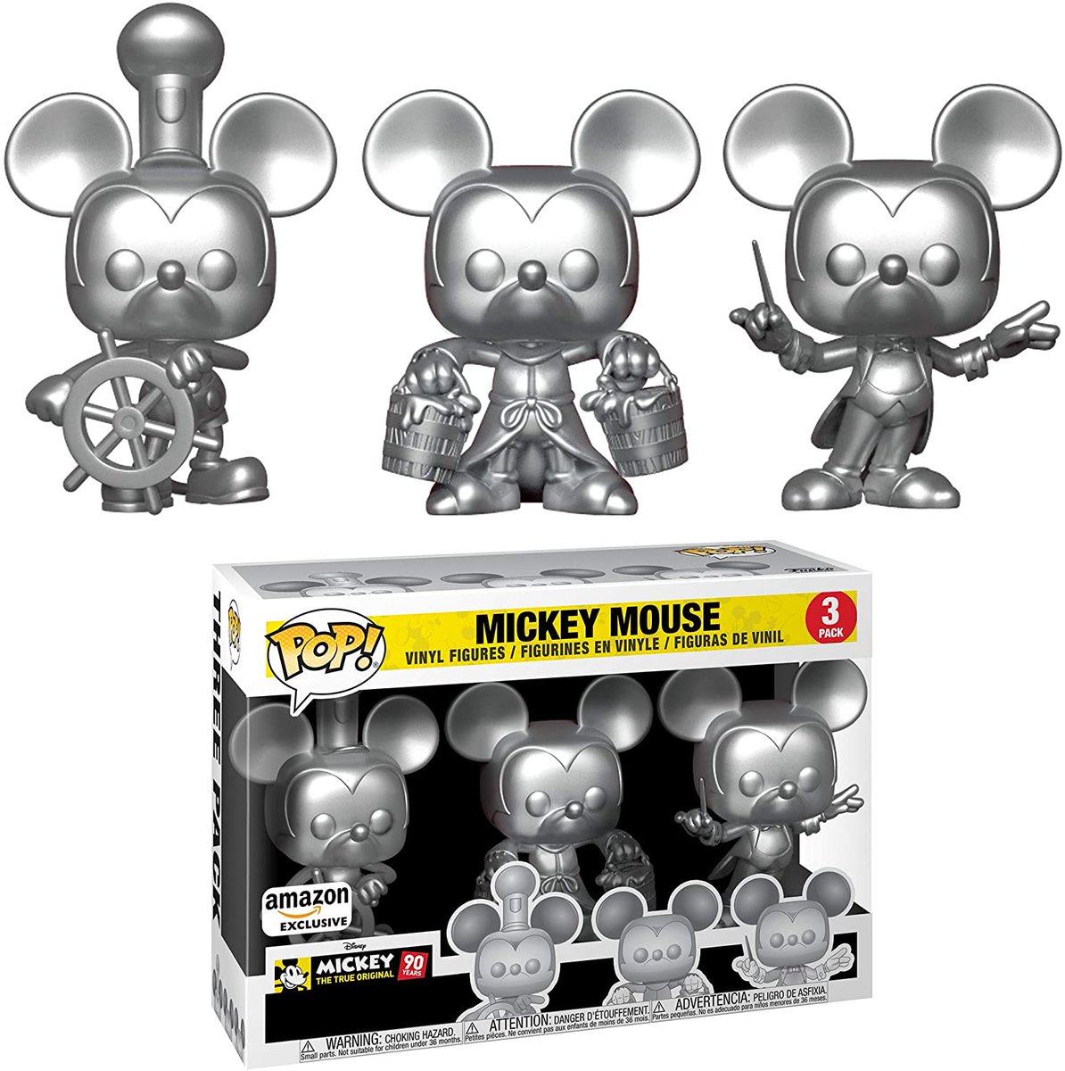 OfficialWinAPop's tweet image. RT and Follow @OfficialWinAPop for the chance to WIN this @amazon Exclusive Funko Pop! 3 Pack &amp;amp; Tee: Mickey Mouse's 90th Anniversary T-Shirt and Silver Steamboat Willie, Conductor, and Apprentice
#Funko #Funkopop #MickeyMouse #Disney #Giveaway #Funkogiveaway