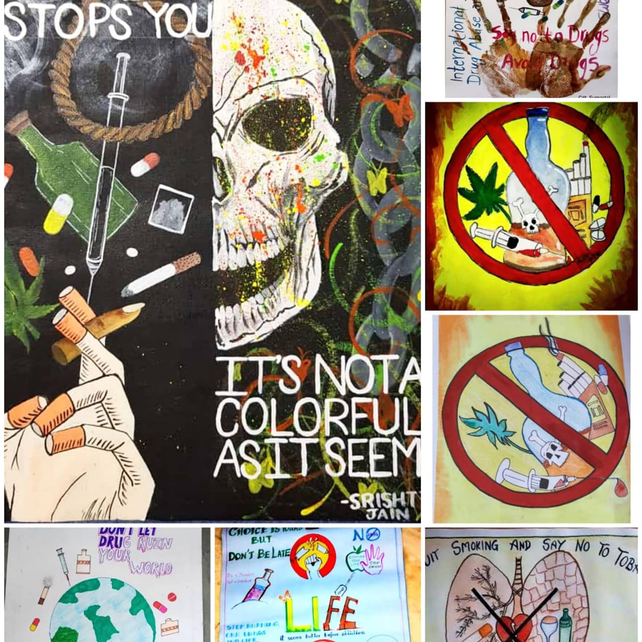 Drugs Kill - Skull And Crossbones - Posters and Art Prints | TeePublic