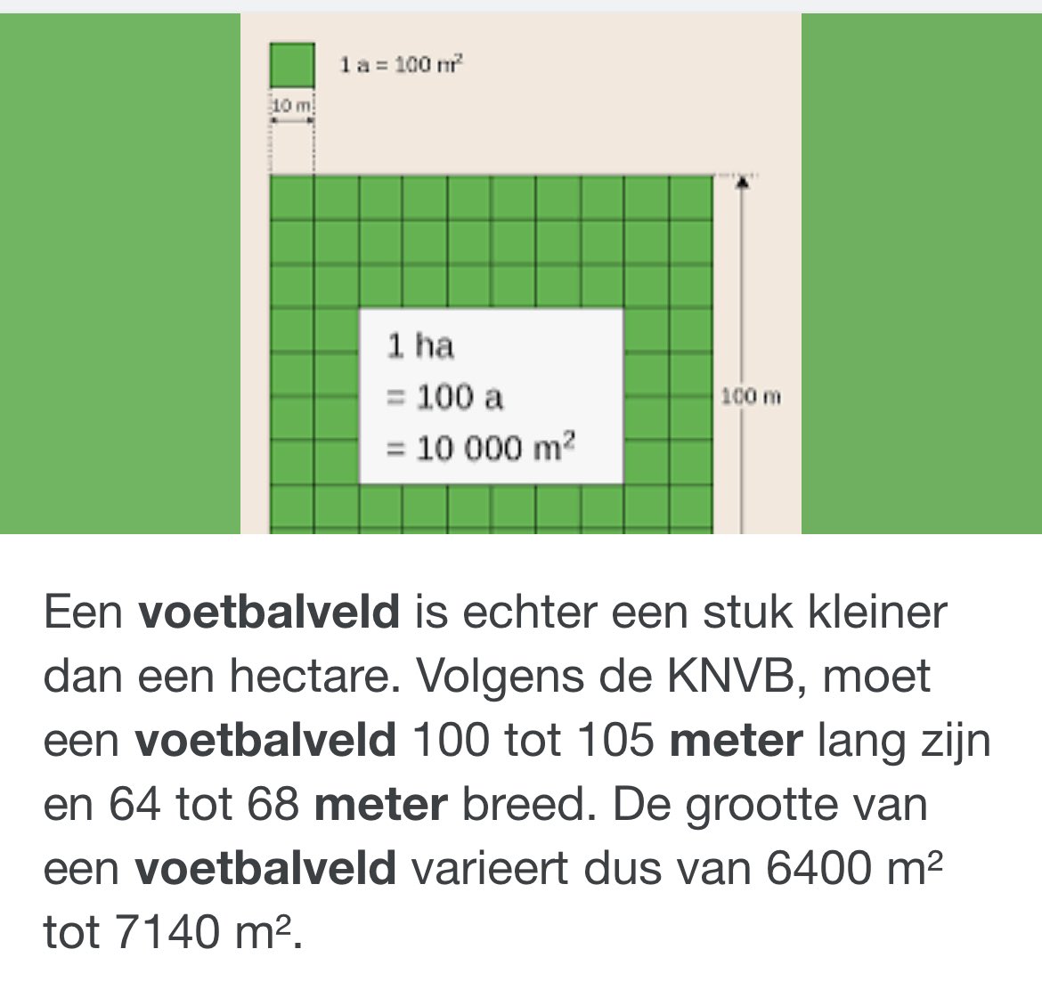 voor het geval dat Voorganger Wereldwijd Bas Tietema al Twitter: "@sredlums Een voetbalveld is 6400 tot 7140 vierkante meter!😘 https://t.co/qCem3kYTqg" / Twitter voor het geval dat Voorganger Wereldwijd Bas Tietema al Twitter: "@sredlums Een voetbalveld is 6400 tot 7140 vierkante meter!😘 https://t.co/qCem3kYTqg" / Twitter
